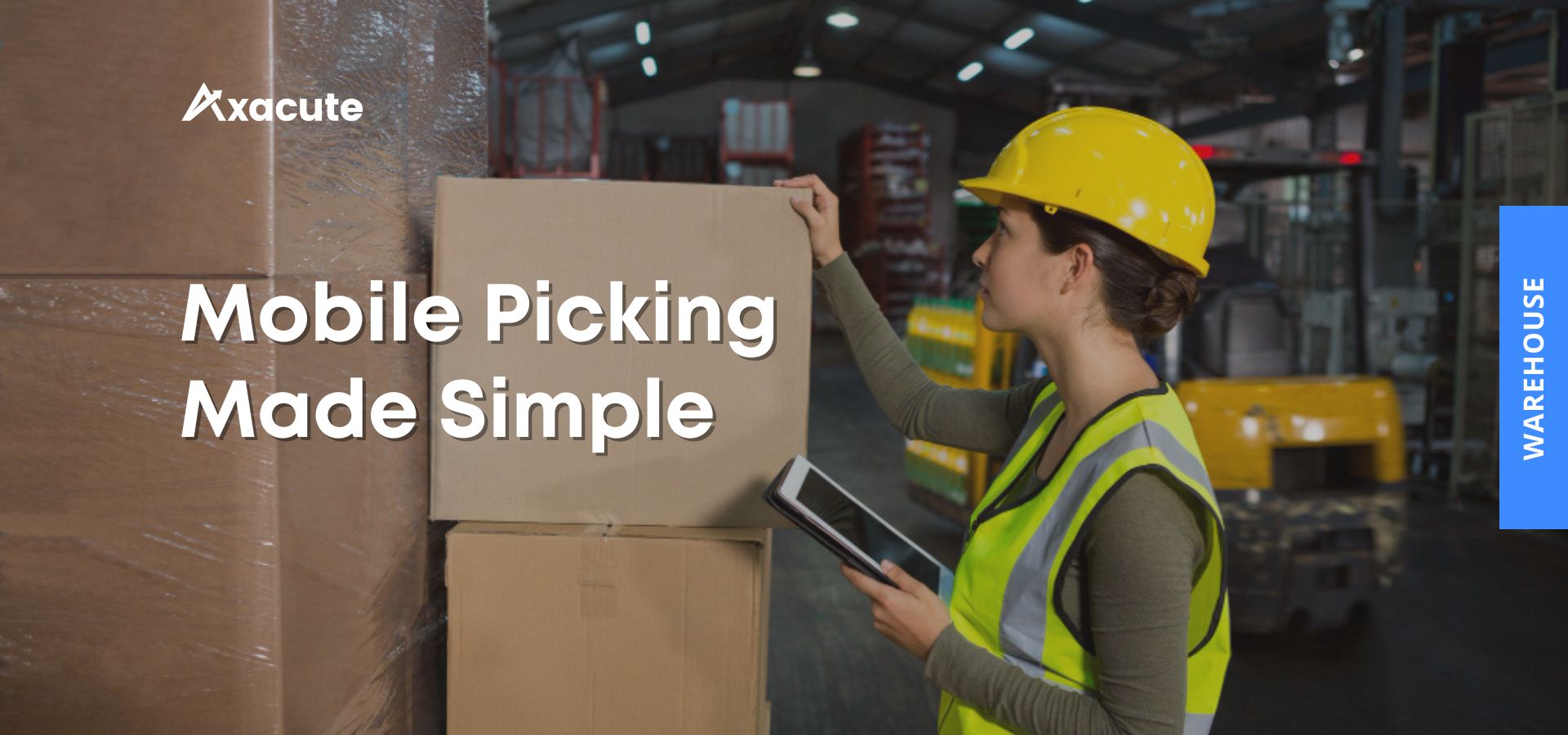 Mobile picking system used in a warehouse for faster and accurate order fulfillment